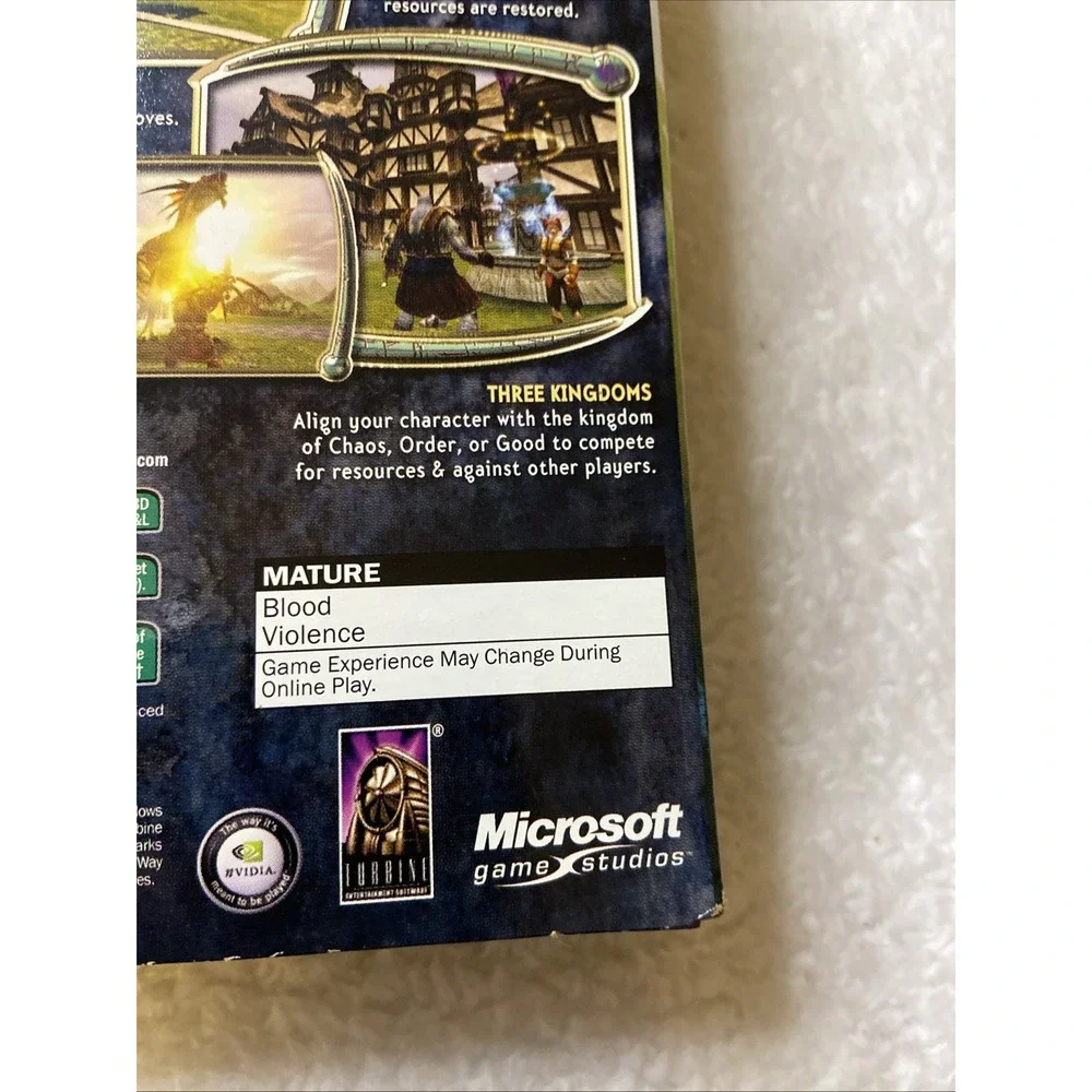 Asheron's Call 2 Fallen Kings PC CD ROM GAME‎ 2002 MICROSOFT GAMES CIB Complete
